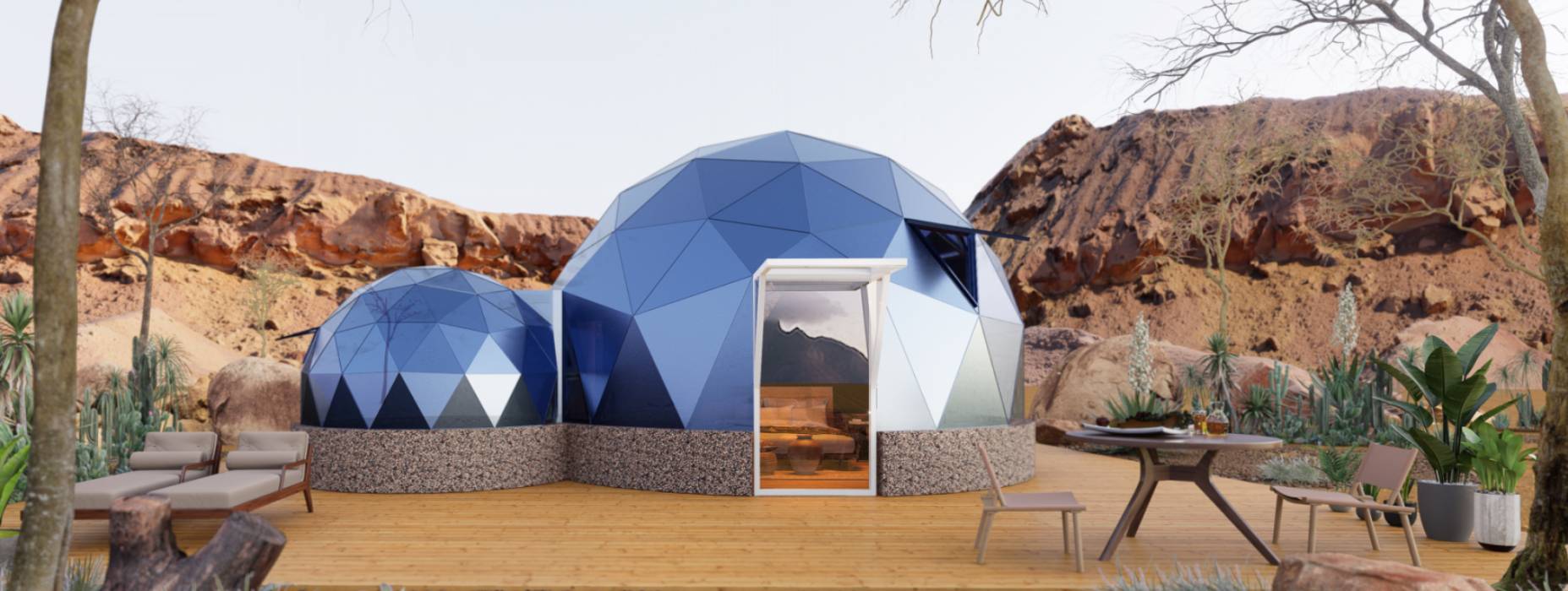 龙江县球形智能光伏玻璃星空房